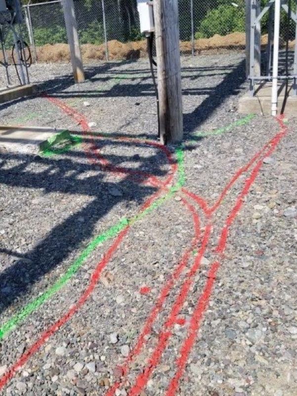Utility Detection: Substation electrical & grounding cables