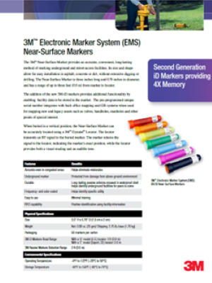 3M Near Surface Markers Brochure